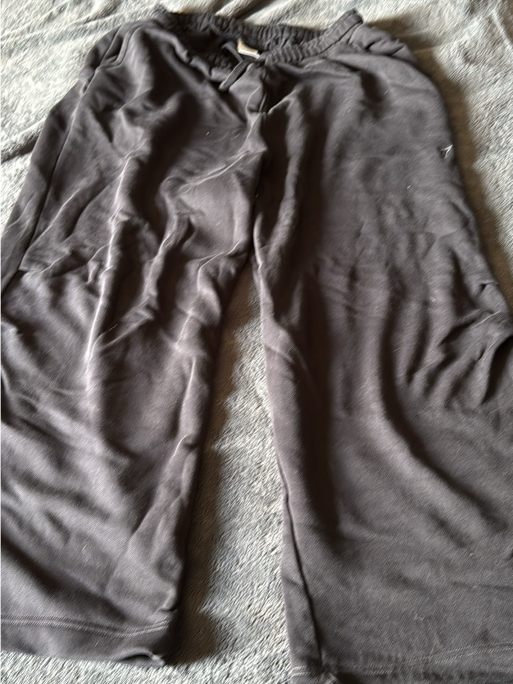 Gymshark oversized Women Black Lounge Pants – Casual Drawstring Comfort